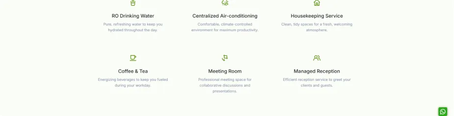 Myofyc startup coworking space website built with Astro.js by Alienity Technologies
